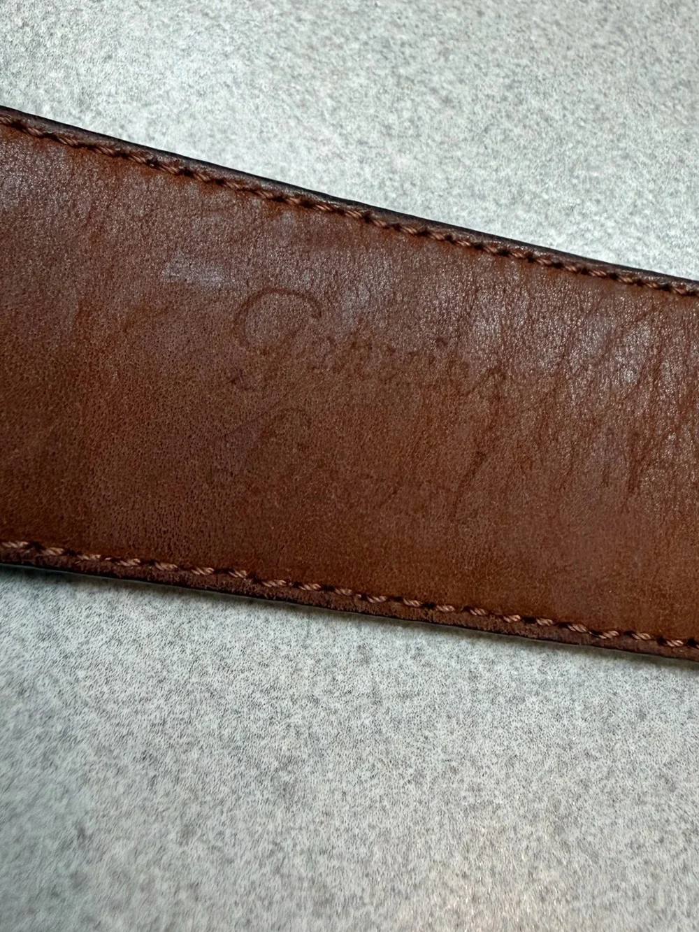 Vintage Neiman Marcus Genuine Lizard & Crocodile Leather Belt Size 42